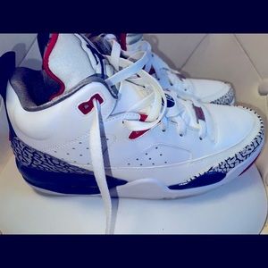 Jordan size 9 worn twice classic Spike Lee editions face shown on front retro